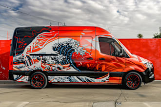 do business van wrap design, truck wrap, car wrap design