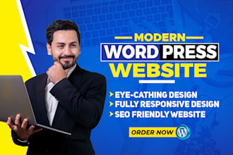 build, rebuild, redesign wordpress website or wordpress elementor website design