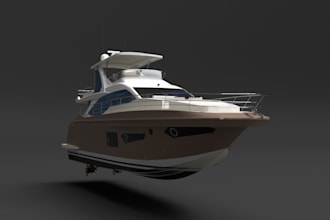 make 3d modeling boat