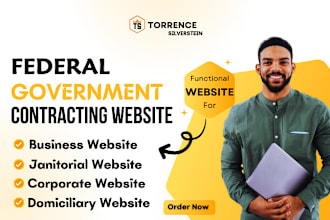 design websites for 501c3 nonprofits, government contractors, llcs, and grants