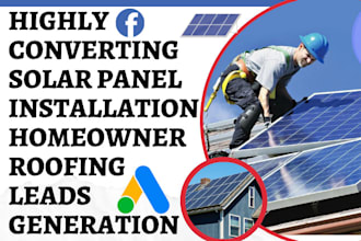 generate solar roofing leads solar panel installation home improvement leads