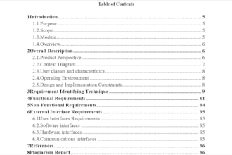 do software requirement specification srs, sds, brd, and technical documentation