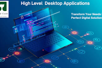 do custom desktop app development c sharp, java, python
