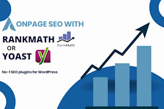 do rankmath SEO setup and onpage optimization on wordpress