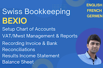 handle bexio bookkeeping needs for swiss clients