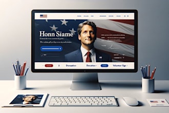 create nonprofit or political campaign election website