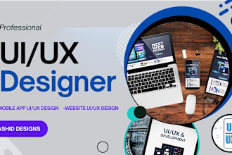 design UI UX design for mobile app, website UI UX design
