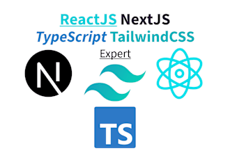 be your react next js tailwind CSS typescript developer