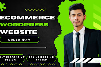 design business, ecommerce and blog wordpress website