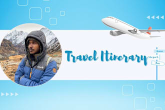 make a perfect and detailed travel plan for your next trip