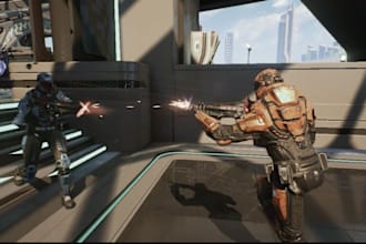 unreal engine aaa quality multiplayer shooting game, 3d or 2d game in unity
