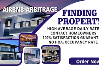 find airbnb arbitrage property in US, UK and canada