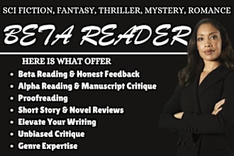 alpha or beta read romance sci fiction mystery novel dark taboo crime sci fi