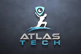 do modern tech cloud crypto cyber security, technology and graphic design logo