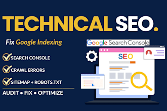 fix technical SEO, google indexing, sitemap and robots txt issues
