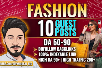 do high da fashion guest post backlink on lifestyle, fashion and beauty blogs