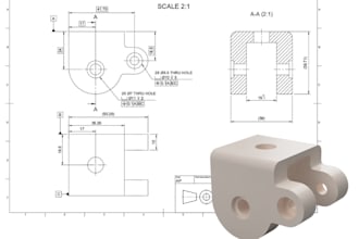produce a techincal drawing of your product for manufacture