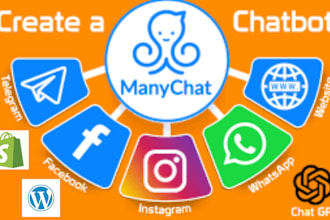 build manychat chatbot flow manychat automation manychat for social media