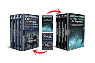 design 3d box set, ecover, ebook set for kindle