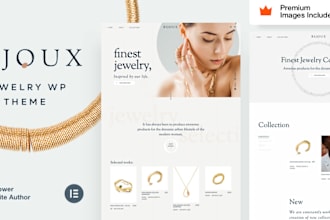 create jewellery website design
