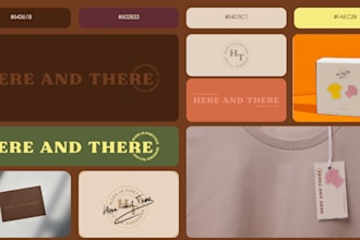 create your brand identity, brand guidelines or logo