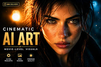 create cinematic ai character art and realistic portraits