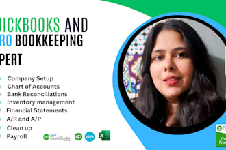 do bookkeeping, setup and cleanup using quickbooks and xero