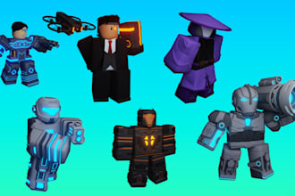 create low poly roblox 3d models