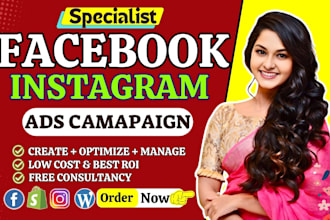 do facebook ads campaign, run fb meta ads and ig advertising