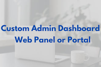 develop online web based CRM,erp and admin dashboard