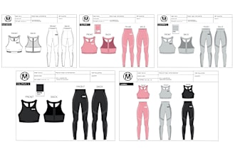 design your activewear and sportswear collection with tech pack