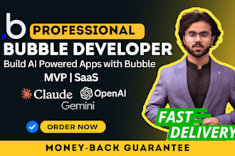 create complex bubble io web application, chatgpt bubble io