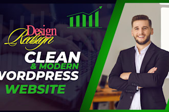 build your wordpress website, ecommerce, redesign, replicate