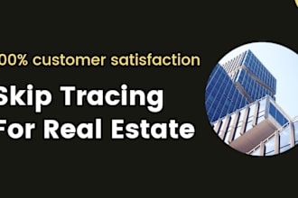 bulk skip tracing or commercial skip tracing for real estate
