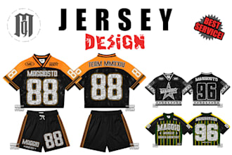 create jersey design for your clothing brand