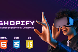 build passive income shopify dropshipping store or shopify website