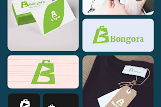 create unique logo for shopping brand identity