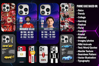 create your favorite team custom bulk phone case design within 24h