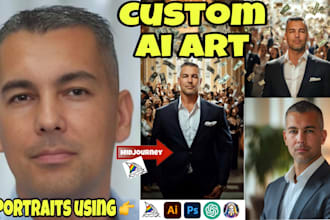 create custom ai art, portrait and illustration with midjourney