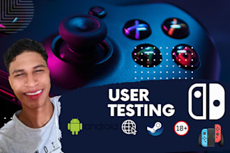 test and review your game, app or website on pc, android and switch
