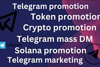 crypto telegram promotion, solana meme coin crypto meme coin promotion