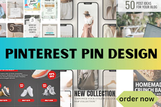 do pinterest pin design and SEO optimized for boost traffic