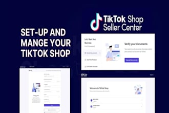 setup a tiktok shop tiktok seller center in USA or UK market