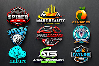 do HQ unique, creative and modern business logo design and brand identity