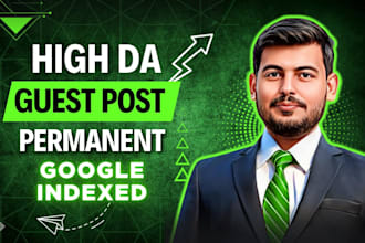 write and publish article on high da premium guest posts with SEO backlinks