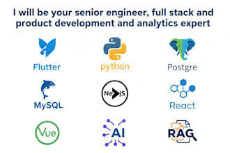 be your senior engineer, full stack and product development and analytics expert
