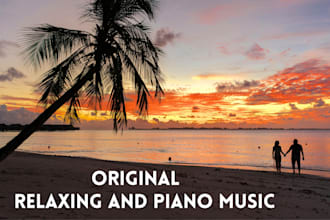 compose relaxing and calming piano music