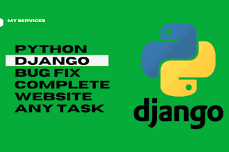 be your full stack python django developer