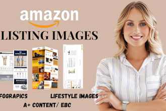 create amazon product listing images, infographic, ebc design, product describe