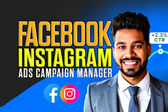 facebook instagram meta ads campaign manager, leads and sales marketing expert